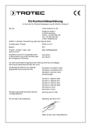 Konformitätserklärung Akku-Heißklebepistole PGGS 10-3,7V (DE)