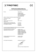 Konformitätserklärung Digitale Lötstation PSIS 11-230V (DE)