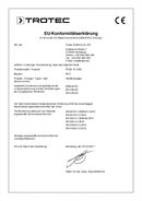 Konformitätserklärung Handkreissäge PCSS 10-1200 (DE)