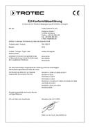 Konformitätserklärung Klimagerät PAC 2000 E (DE)