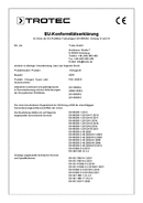 Konformitätserklärung Lokales Raumklimagerät PAC 2020 E (DE)