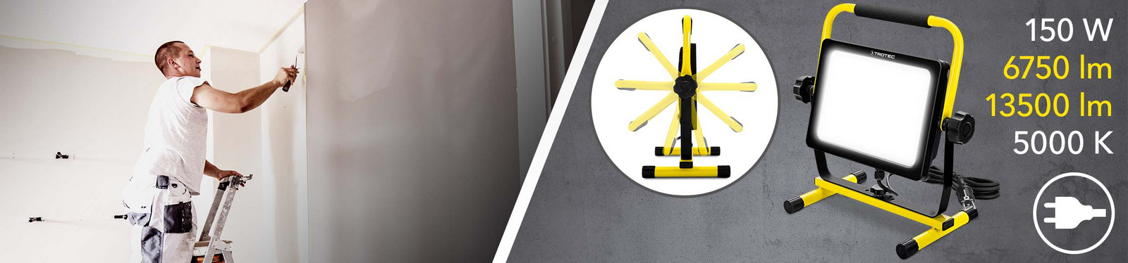 Les lampes de travail de qualité Trotec