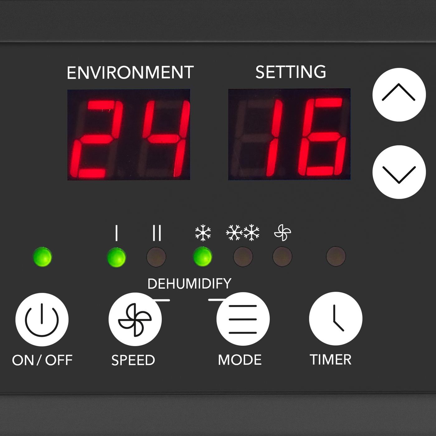 Les spotcoolers PT 3500 SP et PT 5300 SP sont équipés d’un affichage LED et d’un thermostat électronique