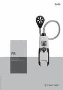 Manuel d'utilisation anémomètre à hélice BA16 (FR)