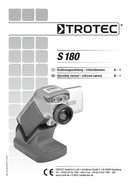 Manuel d'utilisation caméras thermiques S180 (INT)