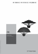 Manuel d'utilisation chauffage radiant IR 1500 SC / IR 1510 SC / IR 2000 SC (FR)