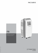 Manuel d'utilisation climatiseur local PAC 2600 E (FR)