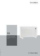 Manuel d'utilisation Convecteur moderne en verre TCH 2000 E (FR)