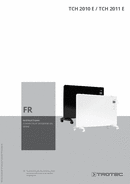 Manuel d'utilisation Convecteur moderne en verre TCH 2010 E / TCH 2011 E (FR)
