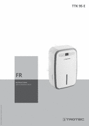 Manuel d'utilisation déshumidificateur TTK 95 E (FR)