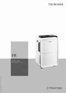Manuel d'utilisation déshumidificateur TTK 99 HEPA (FR)