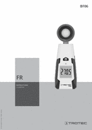 Manuel d'utilisation Luxmètre BF06 (FR)