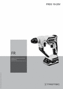 Manuel d'utilisation marteau perforateur sans fil PRDS 10-20V (FR)
