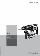 Manuel d'utilisation marteau perforateur sans fil PRDS 20-20V (FR)