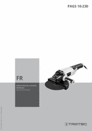 Manuel d'utilisation Meuleuse d’angle PAGS 10-230 (FR)