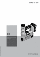 Manuel d'utilisation pistolet agrafeur PTNS 10-20V (FR)