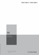 Manuel d'utilisation radiateur sèche-serviettes TWH 300 S / TWH 500 S (FR)