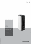 Manuel d‘utilisation Refroidisseur d'air PAE 10 (FR)