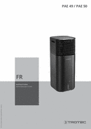 Manuel d‘utilisation Refroidisseur d'air PAE 49 / PAE 50 (FR)