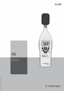 Manuel d'utilisation sonomètre SL300 (FR)