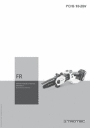 Manuel d'utilisation Tronçonneuse sans fil PCHS 10-20V (FR)