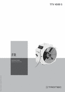 Manuel d'utilisation ventilateur axial TTV 4500 S (FR)