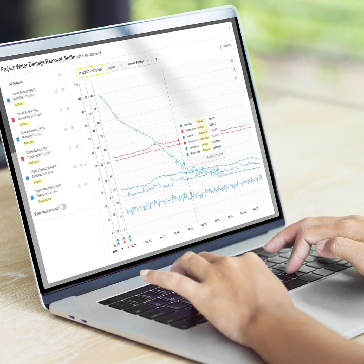 MultiMeasure Center: il proprio centro di controllo nel cloud per tutte le installazioni e gli utenti TTSL