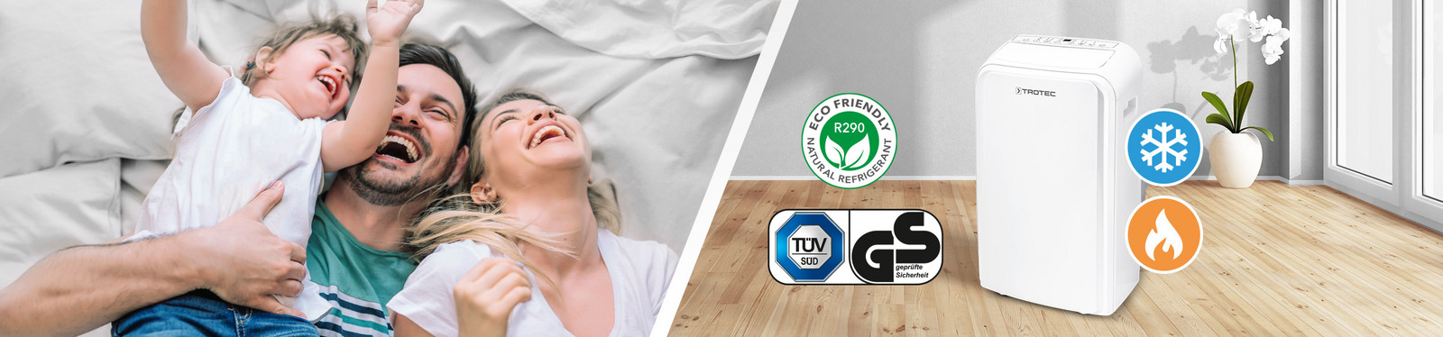 PAC 3500 SH : le climatiseur confort