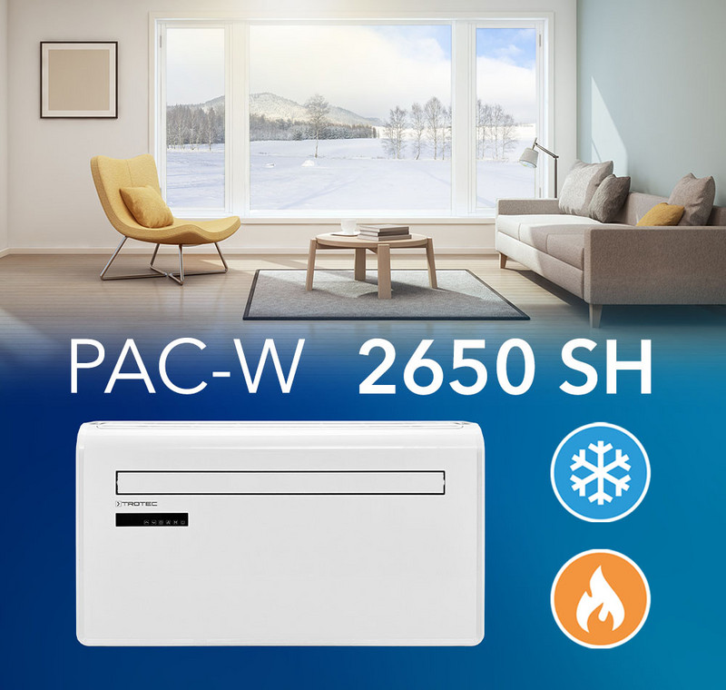 PAC-W 2650 SH – Climatiseur confort monobloc pour refroidir