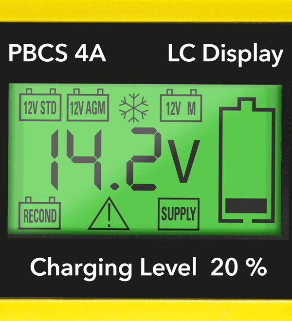 PBCS 4A - display LCD Charging