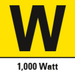 Puissant moteur de 1 000 Watt