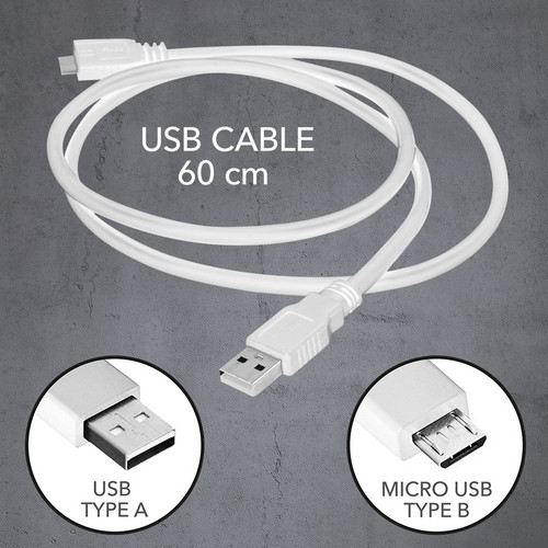 PWLS 15-20V : le câble de charge USB