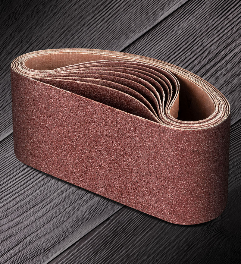 Set de 10 bandes abrasives papier
