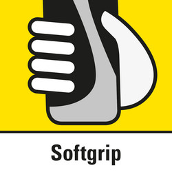 Softgrip pour une meilleure prise en main