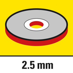 Spessore disco separatore 2,5 mm