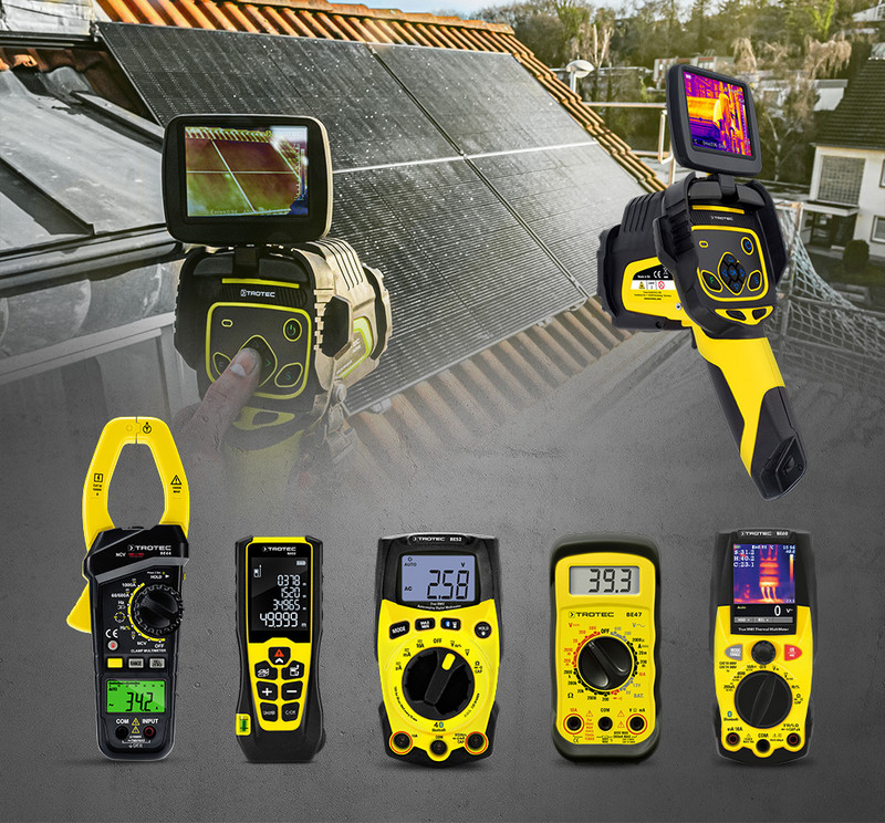 Système PV : appareils de mesure professionnels