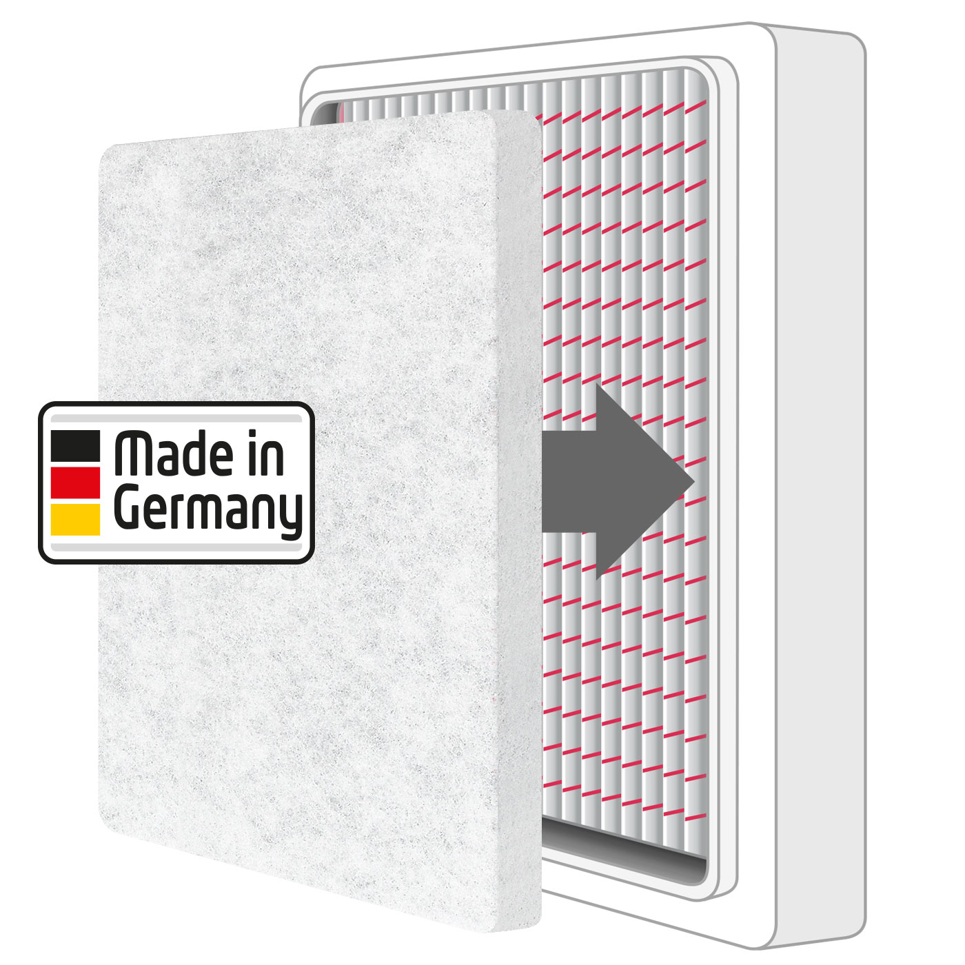 Tappetino prefiltro e prefiltro F7 ISO ePM10 85%