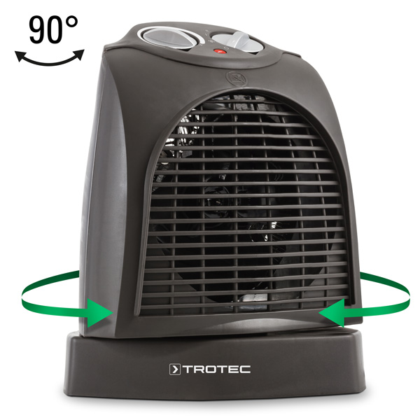 Termoventilatore TFH 22 E, oscillazione automatica a 90°