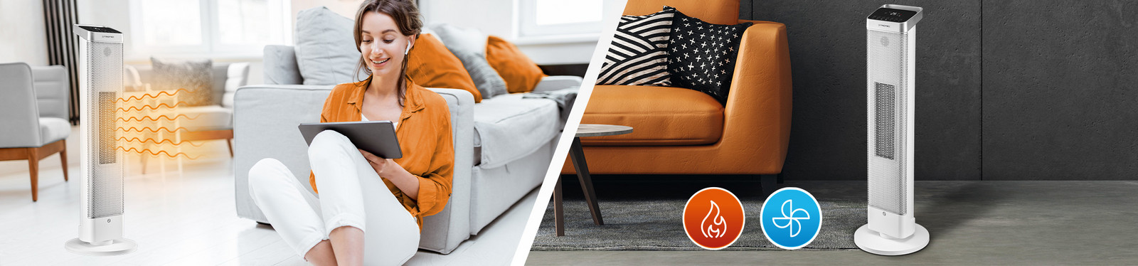 TFC 25 E : radiateur soufflant céramique