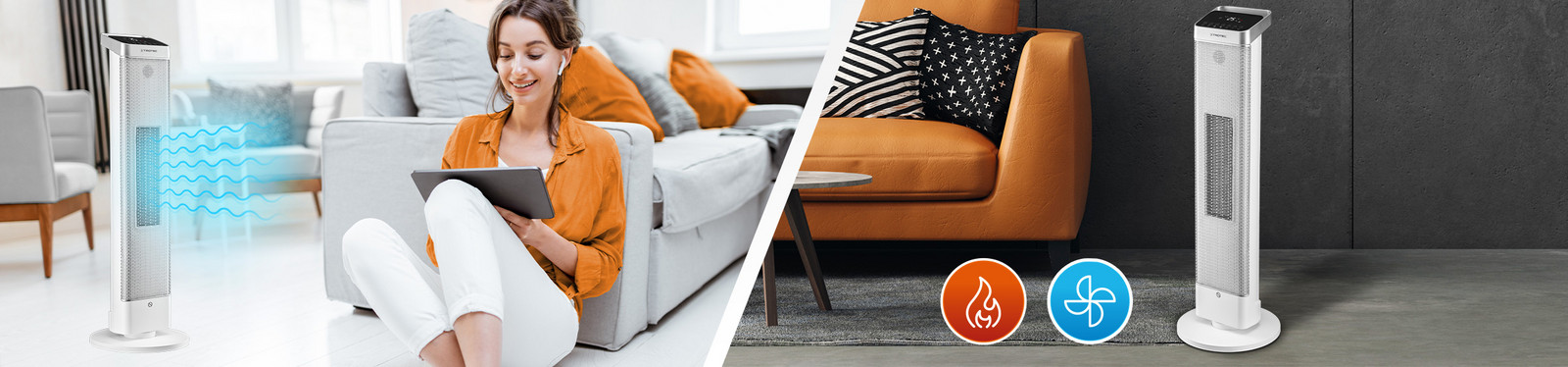 TFC 25 E : radiateur soufflant céramique