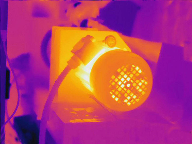 Thermographie avec la caméra thermique IC200 de Trotec