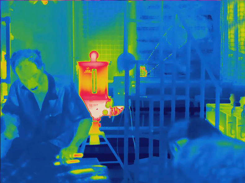 Thermographie avec la caméra thermique IC200 de Trotec