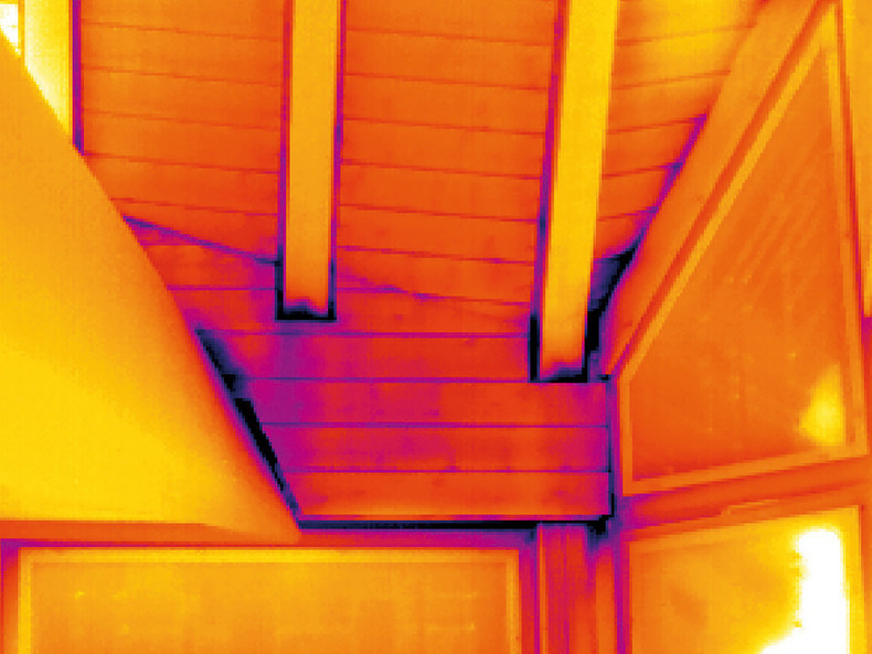 Thermographie avec la caméra thermique IC200 de Trotec