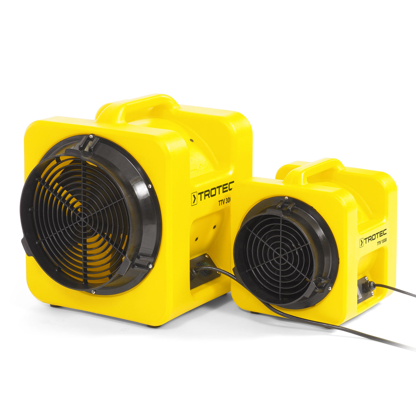 Trotec ventilateurs-extracteurs TTV 1500 et TTV 3000