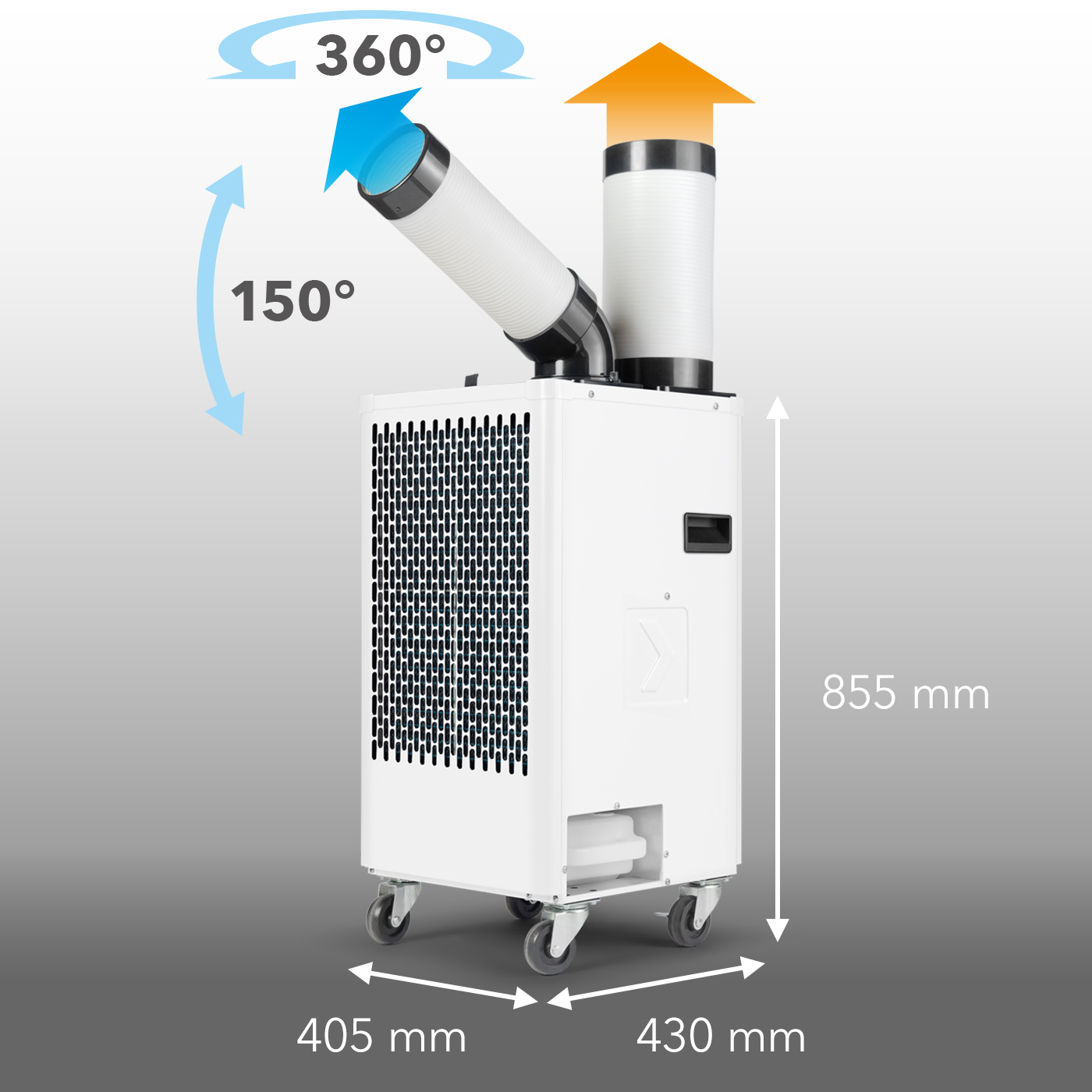 Une conduite d’air froid orientable pour un refroidissement ponctuel