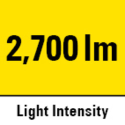 Une puissante lampe de travail à LED avec 48 LED hautes performances pour une luminosité élevée de 2 700 lm