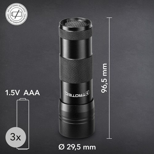 UV-Torchlight 6F : les dimensions