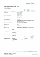 Wirksamkeitsnachweis 128m³ TAC V+ / TAC M  (DE)