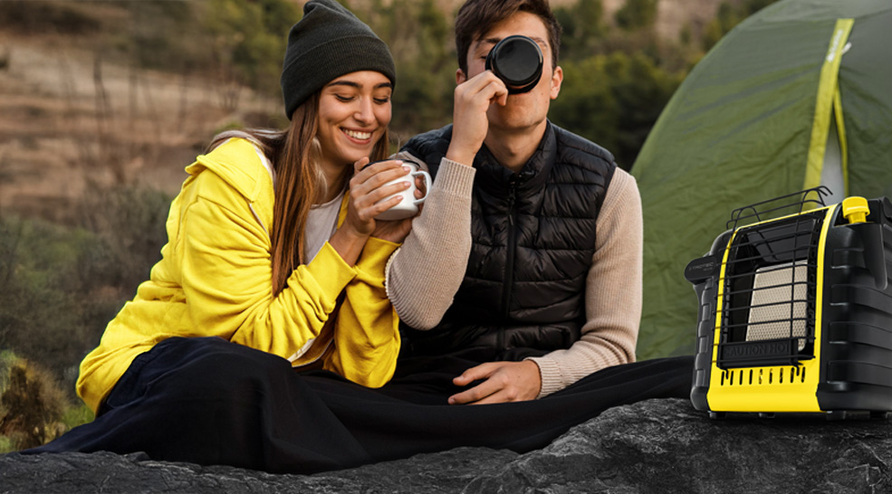 TGH-C 2 E Gasheizer beim Camping